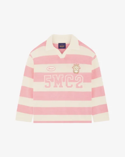 5MC2 Baby Pink Dynasty Polo