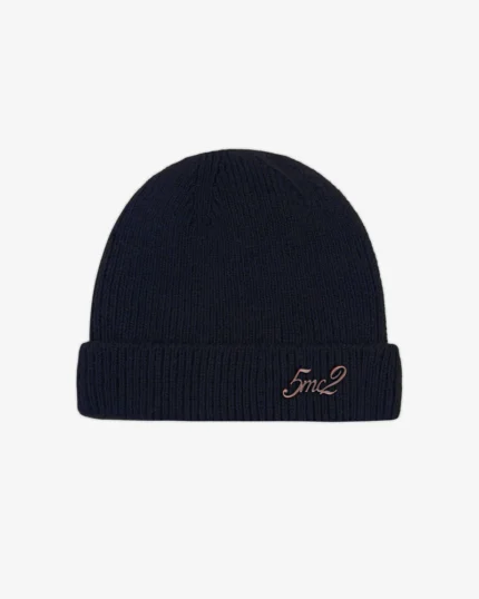 5MC2 Indigo Blue Raw Beanie