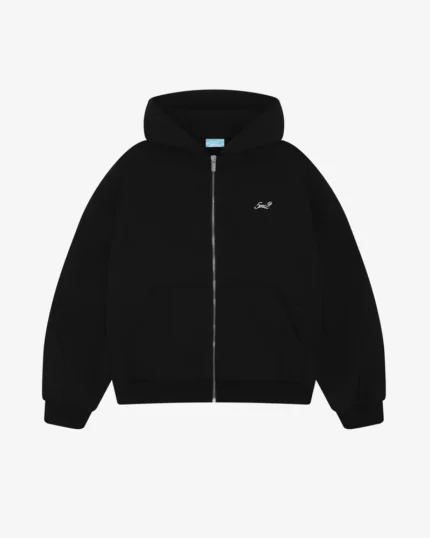 5MC2 Pitch Black Zip Hoodie