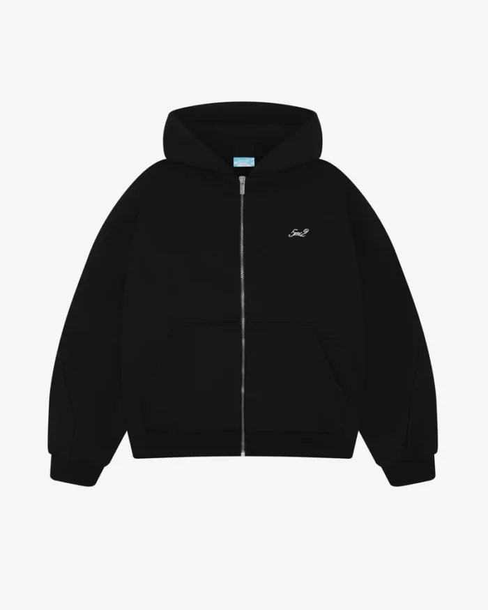 5MC2 Pitch Black Zip Hoodie